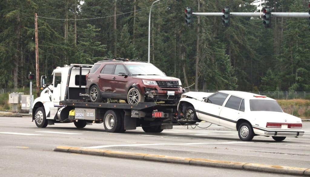 flatbed towing