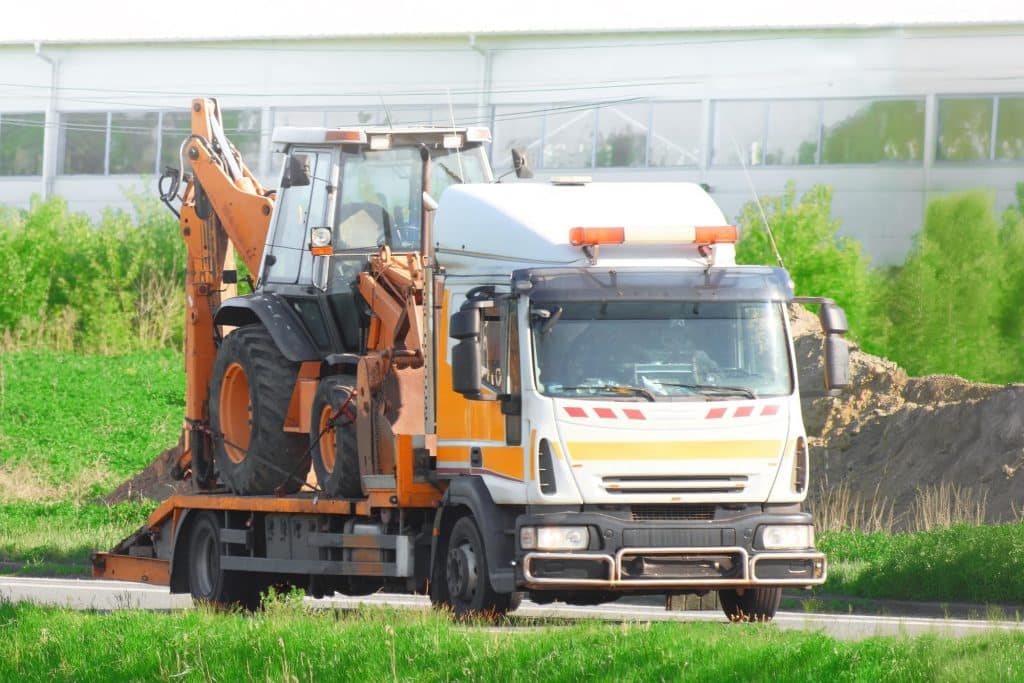 heavy equipment towing